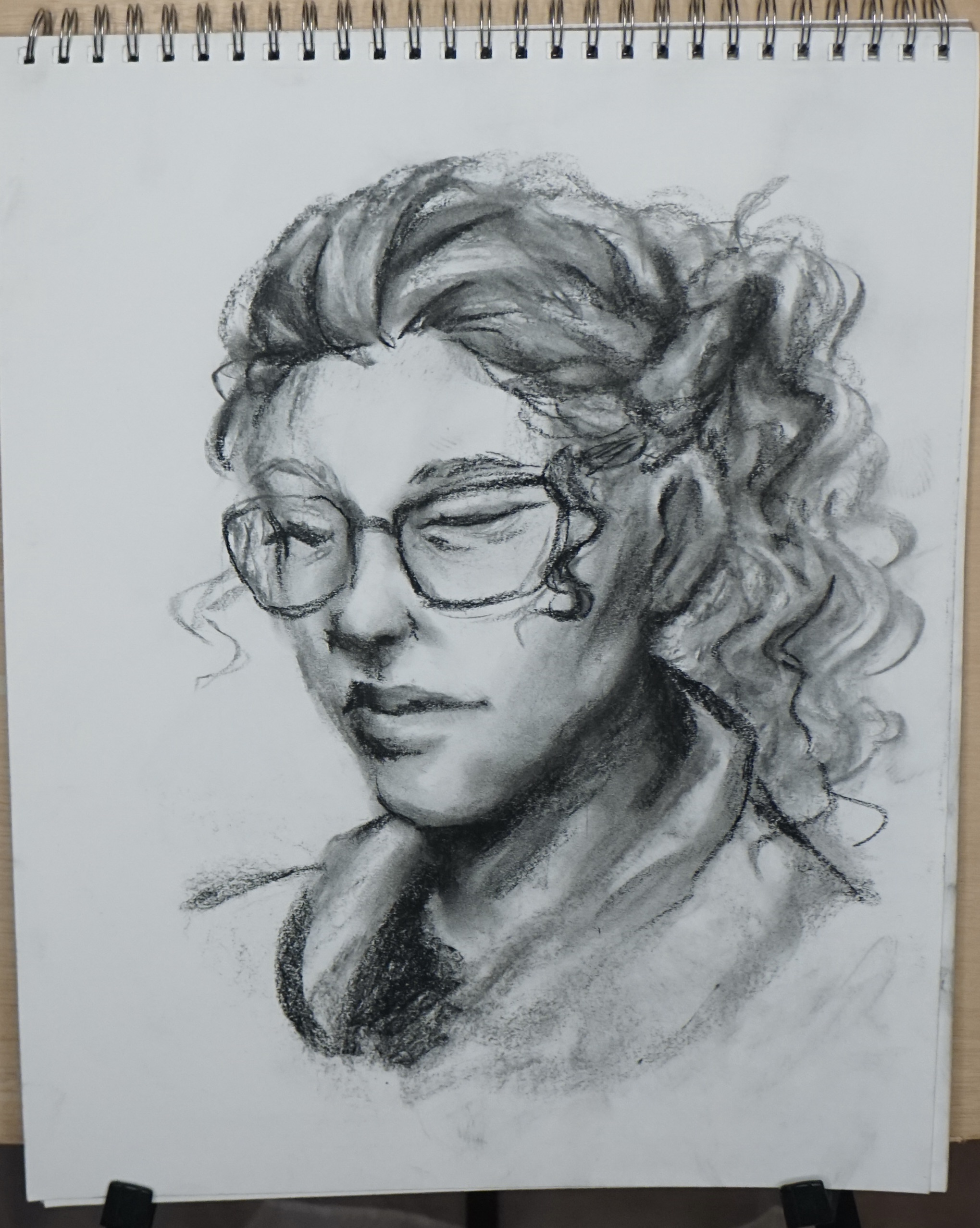 Charcoal Portrait Ellie